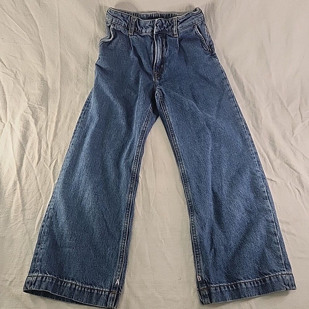 Jeans Children's Kids Scotch and Soda Amsterdam The Shore 8/128 Blue Wide Leg